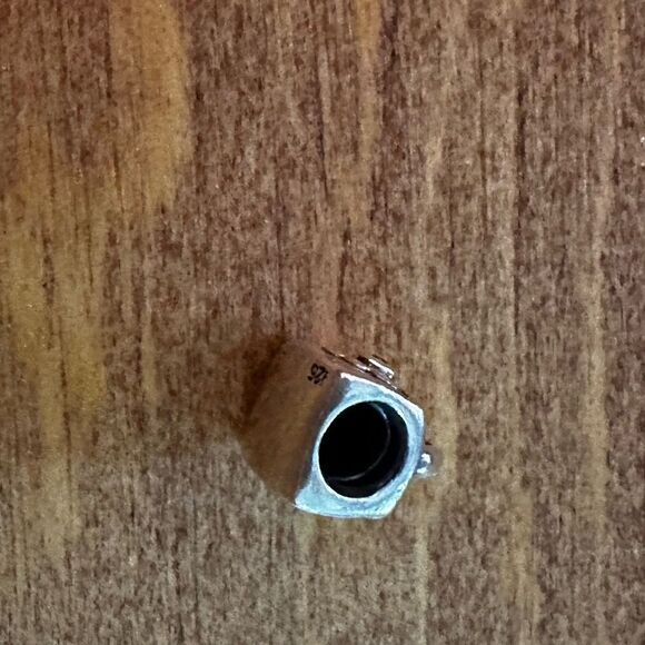 Pandora Handbag Satchel Purse Charm 925S with CZ Crystal Accent Retired - Picture 11 of 13